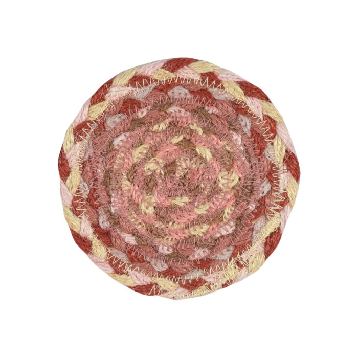 Coral Jute Coasters