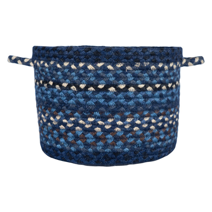 Indigo Jute Basket